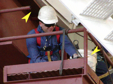 Removing
support structure railing