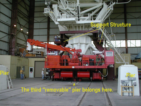 Transporter and support structure