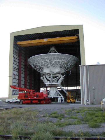 View
from outside the antenna assembly building
